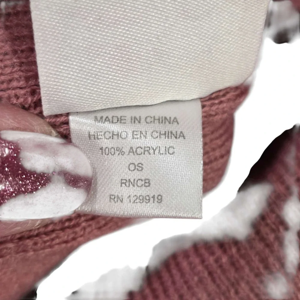 Levi's Beanie Hat Knit Acrylic Rose OS Unisex Winter Warm Cap‎ Outdoors Skater